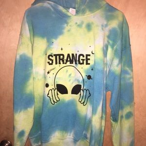 Gildan “Strange” hoodie. From Hot Topic.
